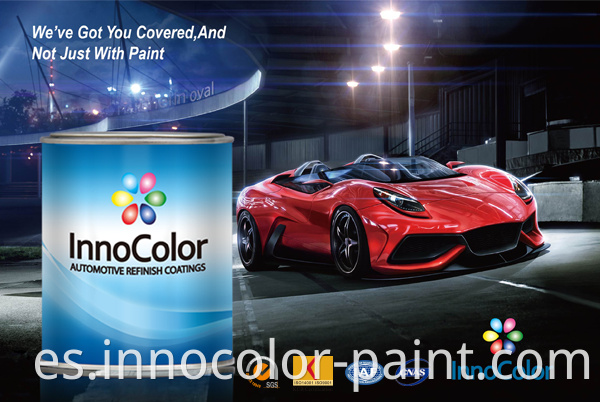 INNONCOLOR CAR PINTURA Fabricante profesional 2K Coche Auto BasaCoat Topcoat Mixing Sistema de mezcla automotriz pintura al por mayor pintura al por mayor